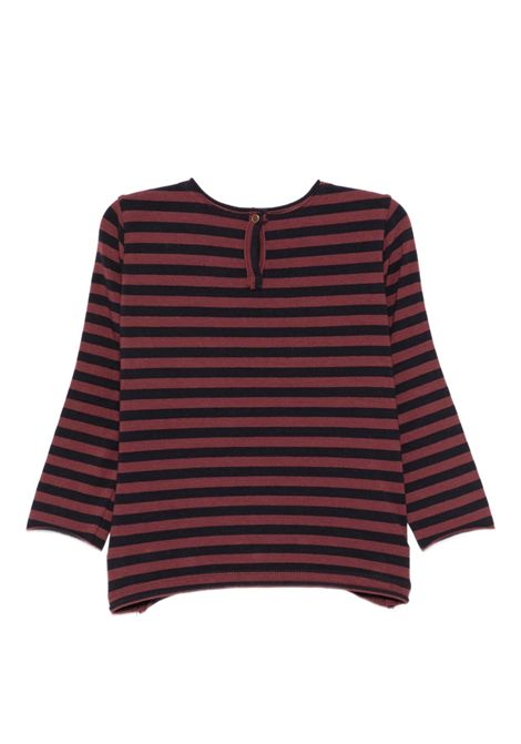 T-shirt a righe ZHOE & TOBIAH KIDS | SJS2MNBURGUNDY/BLU